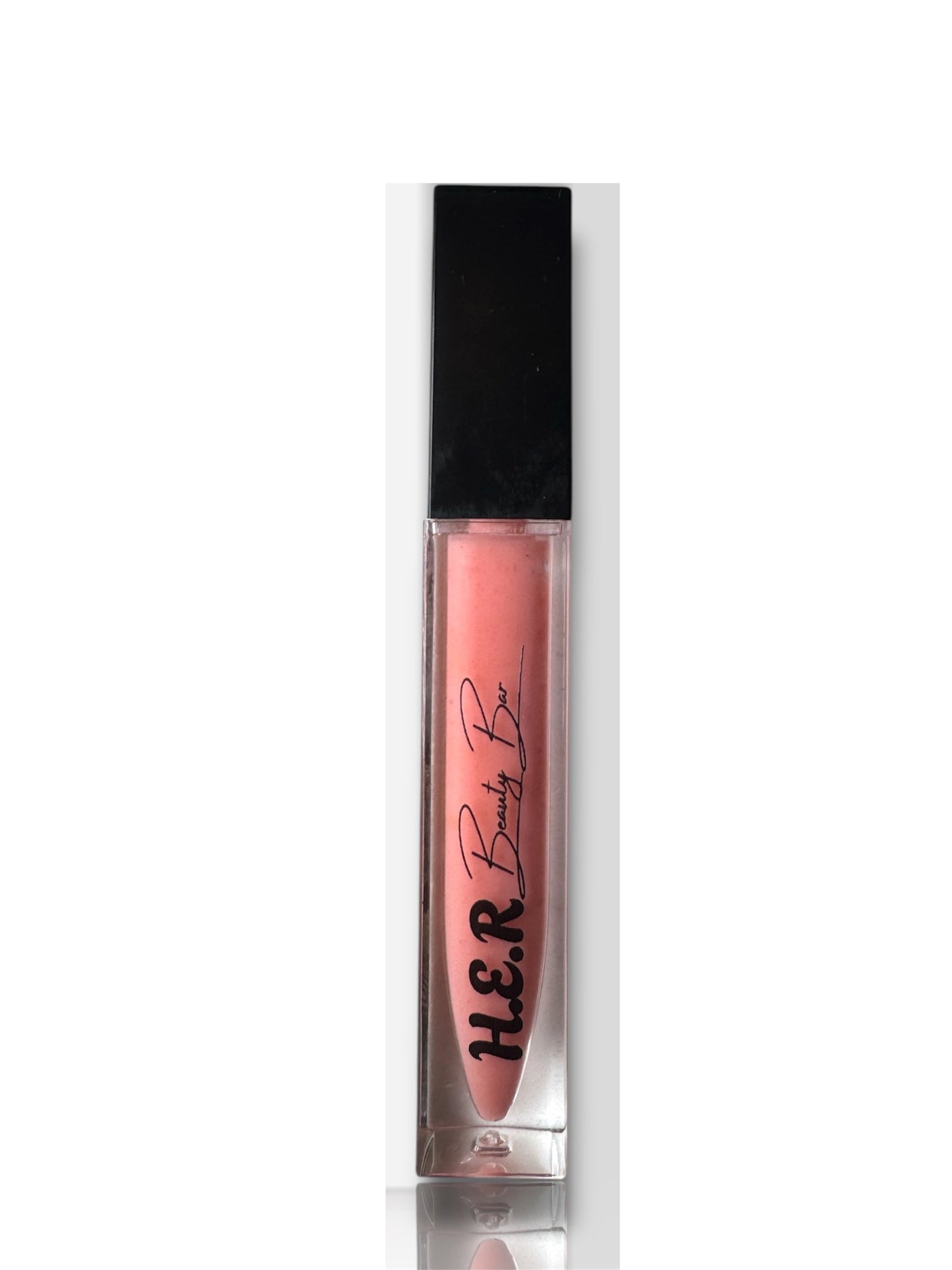 Light pink nude lipgloss