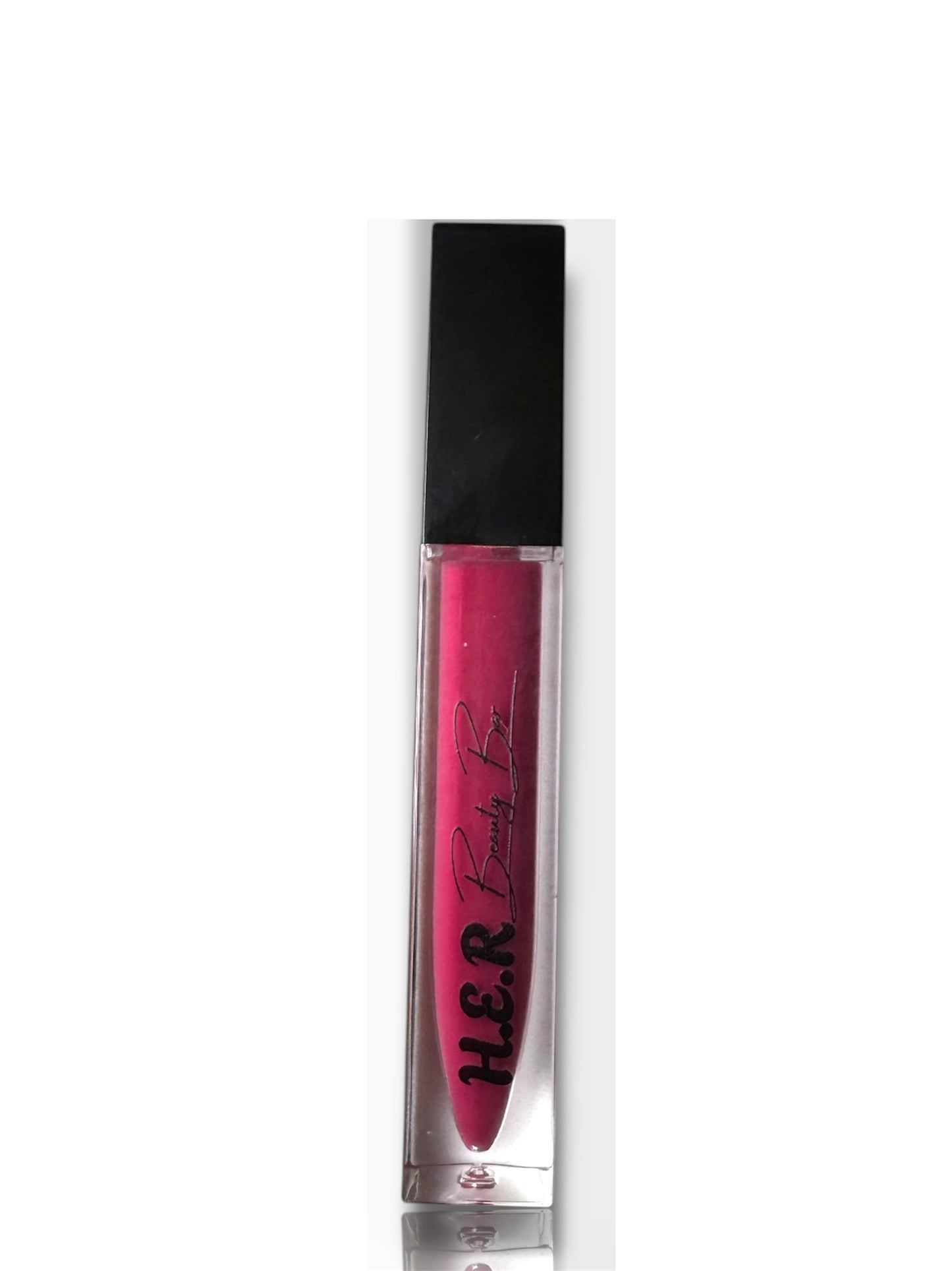 Purple lipgloss